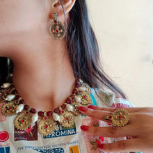 Load image into Gallery viewer, Handmade Pearls and Beads Jewelry Set