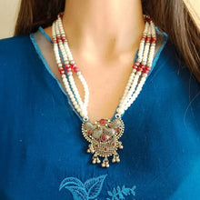 Load image into Gallery viewer, Pearls Beaded Chain Jewelry Set