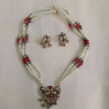 Load image into Gallery viewer, Pearls Beaded Chain Jewelry Set