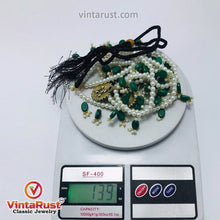 Load image into Gallery viewer, Pearls Beaded Multilayers Bib Necklace