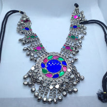 Load image into Gallery viewer, Tribal Pendant Necklace With Glass Stones