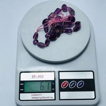 Load image into Gallery viewer, Radiant Purple Fluorite Beaded Stone Necklace