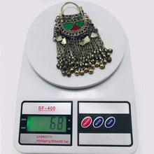 Load image into Gallery viewer, Red and Green Oversized Bells Chaandbaliyaan