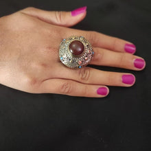 Load image into Gallery viewer, Massive Kuchi Ring with Stone