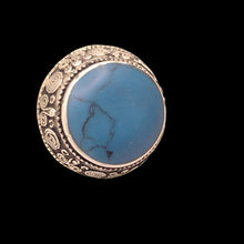 Load image into Gallery viewer, Handmade Kuchi Tribal Stone Ring