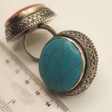 Load image into Gallery viewer, Ethnic Handmade Tribal Stone Ring