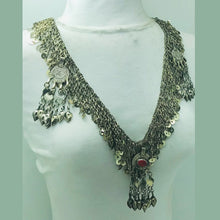 Load image into Gallery viewer, Long Pendant Rustic Necklace With Tassels