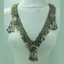 Load image into Gallery viewer, Long Pendant Rustic Necklace With Tassels