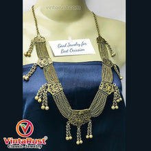 Load image into Gallery viewer, Rustic Silver Kuchi Vintage Necklace With Bells