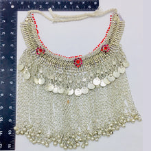 Load image into Gallery viewer, Silver Kuchi Handmade Choker Necklace With Long Bells