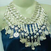 Load image into Gallery viewer, Handmade Silver Kuchi Fish Motifs Choker Necklace