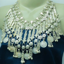 Load image into Gallery viewer, Handmade Silver Kuchi Fish Motifs Choker Necklace