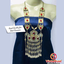 Load image into Gallery viewer, Tribal Silver Kuchi Turkman Pendant Necklace