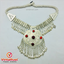 Load image into Gallery viewer, Handmade Pendant With Dangling Leaf Style Tassels