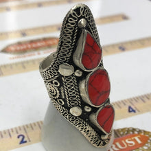 Load image into Gallery viewer, Three Stones Kuchi Ring