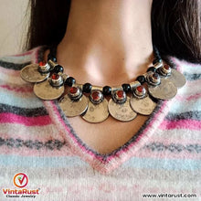 Load image into Gallery viewer, Traditional Handmade Vintage Coin Choker