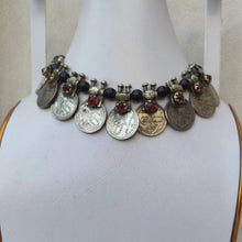 Load image into Gallery viewer, Traditional Handmade Vintage Coins Choker