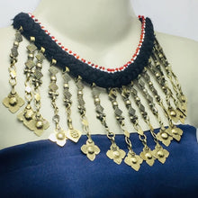 Load image into Gallery viewer, Handmade Tribal Dangling Tassels Choker Necklace