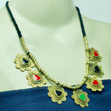 Load image into Gallery viewer, Tribal Antique Necklace and earrings Jewelry Set