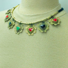 Load image into Gallery viewer, Tribal Antique Necklace and earrings Jewelry Set