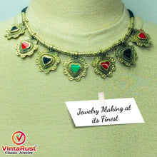 Load image into Gallery viewer, Tribal Antique Necklace and earrings Jewelry Set