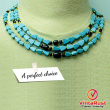 Load image into Gallery viewer, Tribal Multilayers Western Beaded Necklace