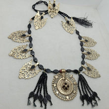 Load image into Gallery viewer, Tribal Black Stone Beaded Motif Jewelry Set