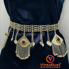 Load image into Gallery viewer, Dangling Pendants Kuchi Belly Dance Belt