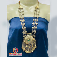 Load image into Gallery viewer, Tribal Boho Vintage Silver Kuchi Massive Necklace