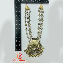 Load image into Gallery viewer, Tribal Boho Vintage Silver Kuchi Massive Necklace