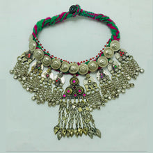Load image into Gallery viewer, Tribal Necklace With Vintage Coins and Tassels