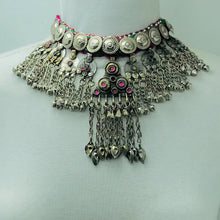 Load image into Gallery viewer, Tribal Necklace With Vintage Coins and Tassels