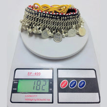 Load image into Gallery viewer, Tribal Coins and Silver Bells Choker Necklace