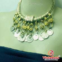 Load image into Gallery viewer, Tribal Coins Torque Choker Necklace