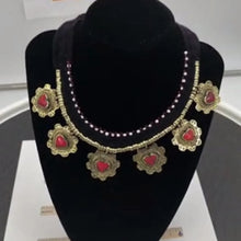 Load image into Gallery viewer, Tribal Light Weight Collar Choker Floral Necklace