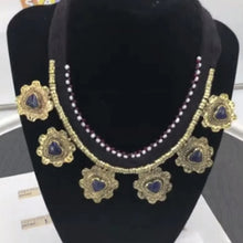 Load image into Gallery viewer, Tribal Light Weight Collar Choker Floral Necklace