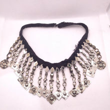 Load image into Gallery viewer, Handmade Tribal Dangling Tassels Choker Necklace