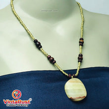 Load image into Gallery viewer, Tribal Handmade Stone Necklace