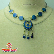 Load image into Gallery viewer, Bohemian Tribal Stone Pendant Necklace