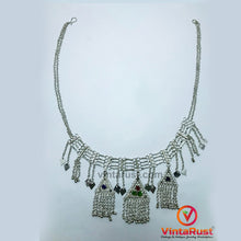 Load image into Gallery viewer, Tribal SIlver Kuchi Pendant Belly Chain