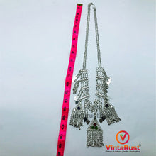 Load image into Gallery viewer, Tribal SIlver Kuchi Pendant Belly Chain