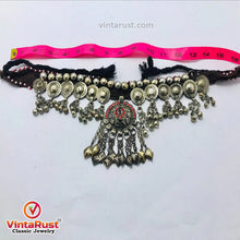 Load image into Gallery viewer, Tribal Turkman Pendant Necklace With Buttons and Bells