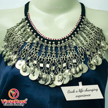 Load image into Gallery viewer, Tribal Vintage Long Charm Dangling Tassels Necklace