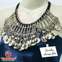 Load image into Gallery viewer, Tribal Vintage Long Charm Dangling Tassels Necklace