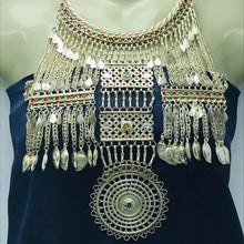Load image into Gallery viewer, Boho-Chic Vintage Tribal Oversized Choker Necklace