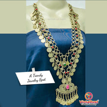 Load image into Gallery viewer, Tribal Multilayers Pendant Necklace With Pink Glass Stones