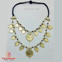 Load image into Gallery viewer, Tribal Vintage Two Layers Coins Necklace