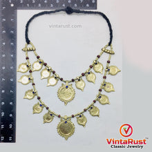 Load image into Gallery viewer, Tribal Vintage Two Layers Coins Necklace