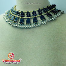 Load image into Gallery viewer, Turkman Handmade Tribal Choker With Glass Stones