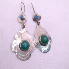 Load image into Gallery viewer, Turkman Style Tribal Dangling Earring